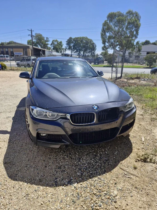 BMW 3 Series before repair - damaged bodywork