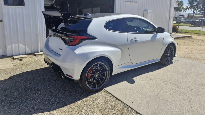 GR Yaris after repair