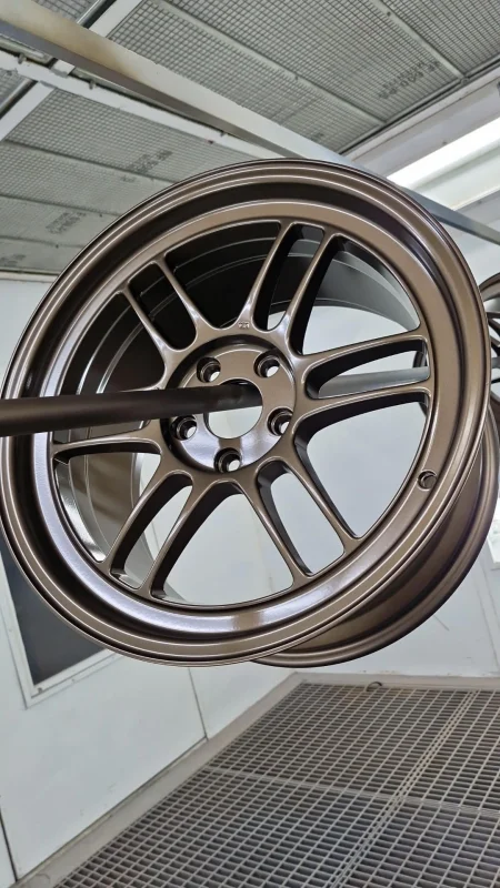 Professional automotive painting and wheel refinishing